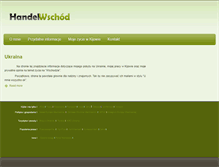 Tablet Screenshot of handel-wschod.com